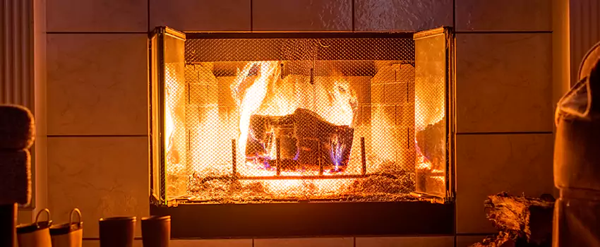 Mendota Hearth Landscape Fireplace Installation in Aberdeen, Maryland