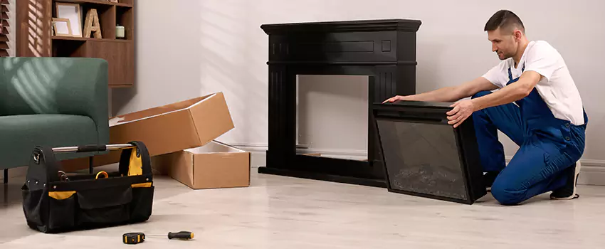 Old Rusted Metal Fireplace Repair And Replacement in Aberdeen, MD