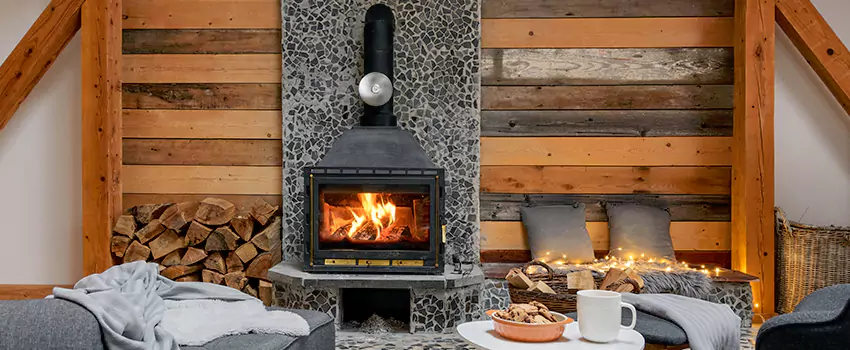 Thelin Hearth Products Direct Vent Gas Stove Fireplace Inspection in Aberdeen, Maryland